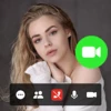 prank call - fake video chat android application logo